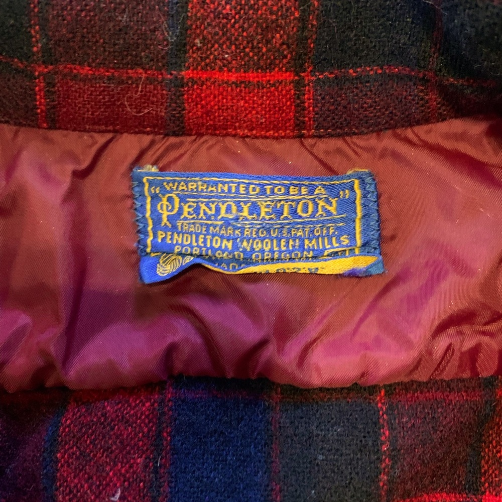 Pendleton Wool Button Down Plaid Shirt - image 3